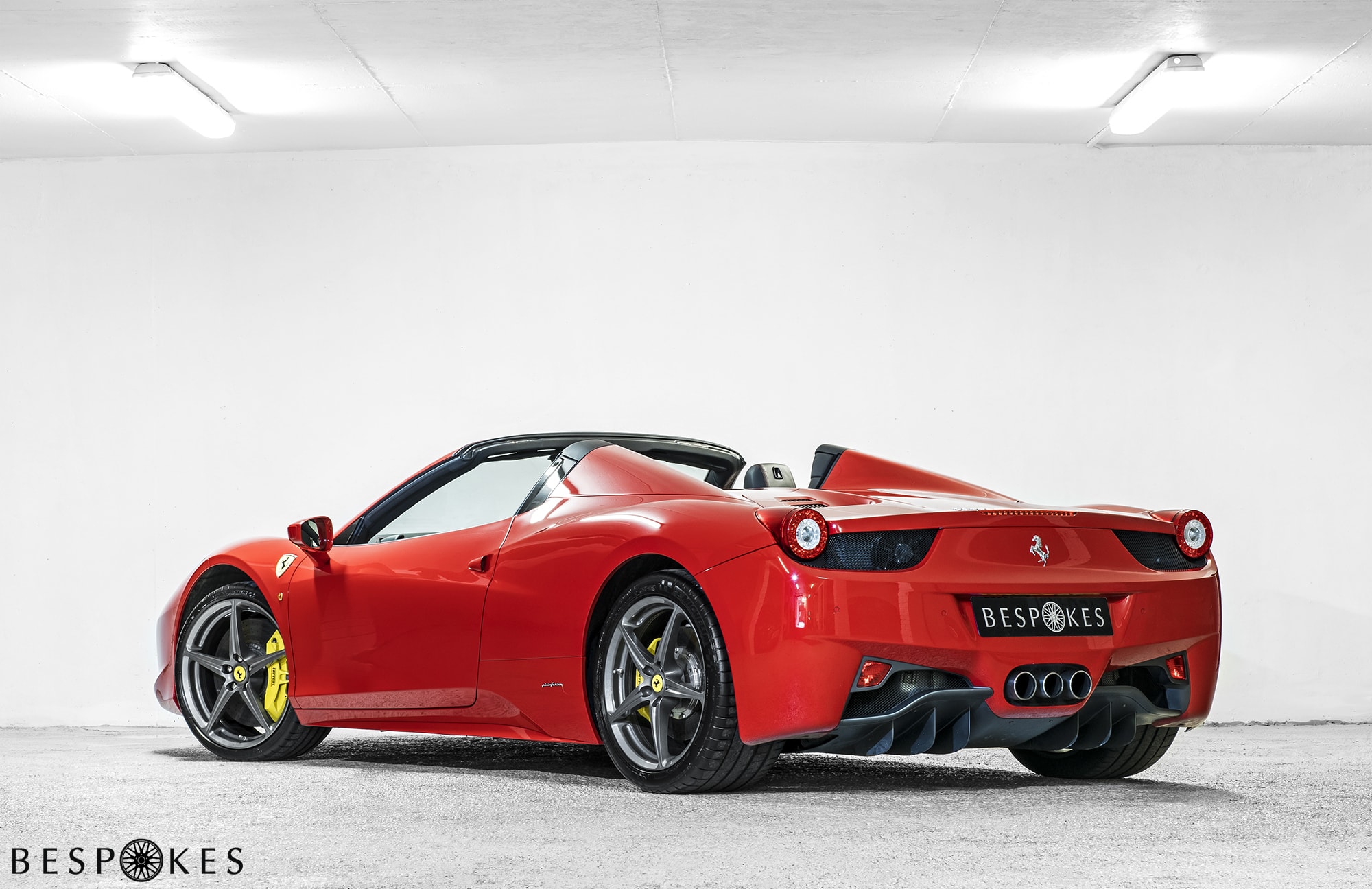 Ferrari 458 Spider Hire Nationwide Delivery Bespokes